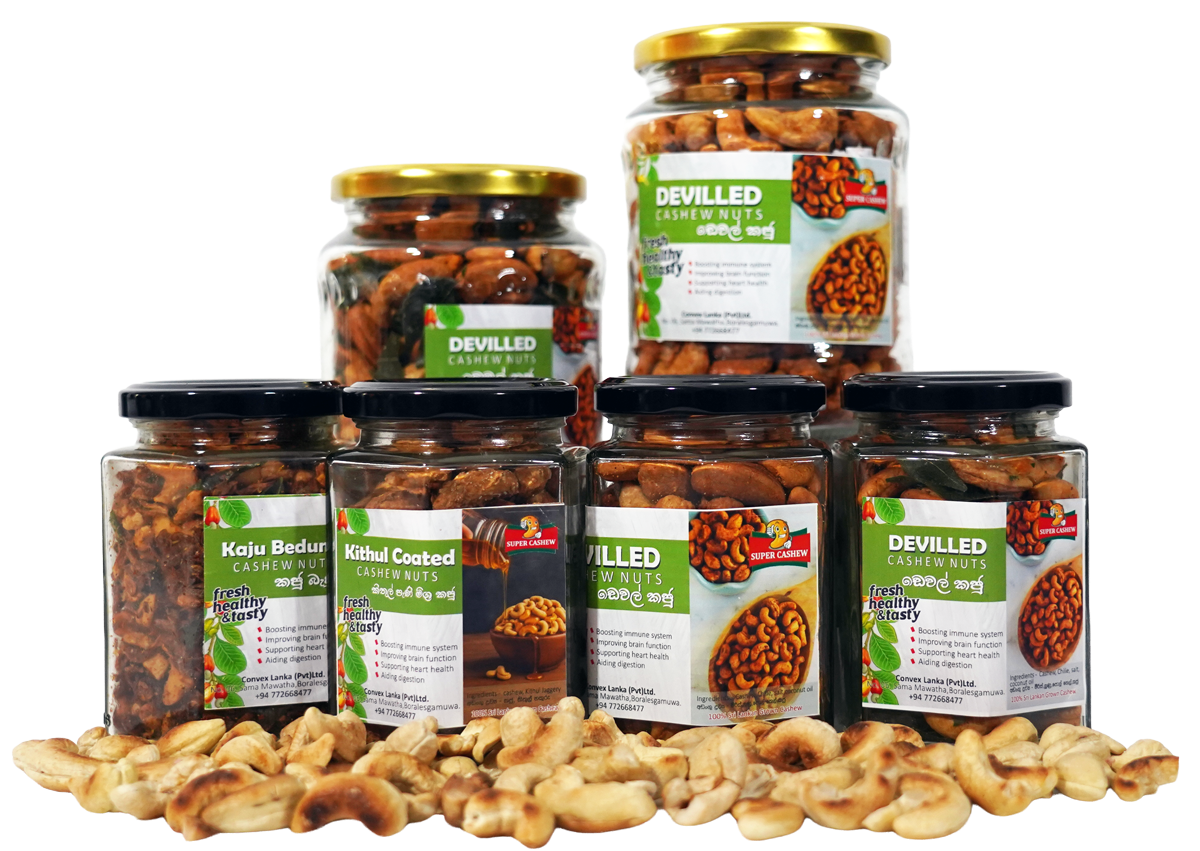 Premium Sri Lankan cashews — Convex Lanka Super Cashew product range