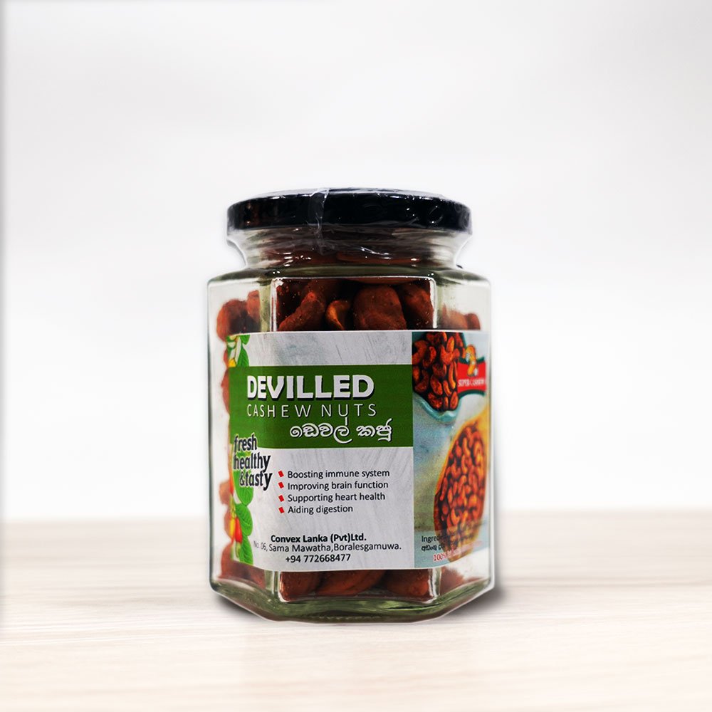 Devilled cashew nuts by Convex Lanka Sri Lanka